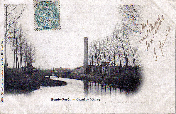 Bondy-Forêt. - Canal de l'Ourcq